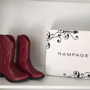 Western/Cowboy boots - Worn once (indoors only)